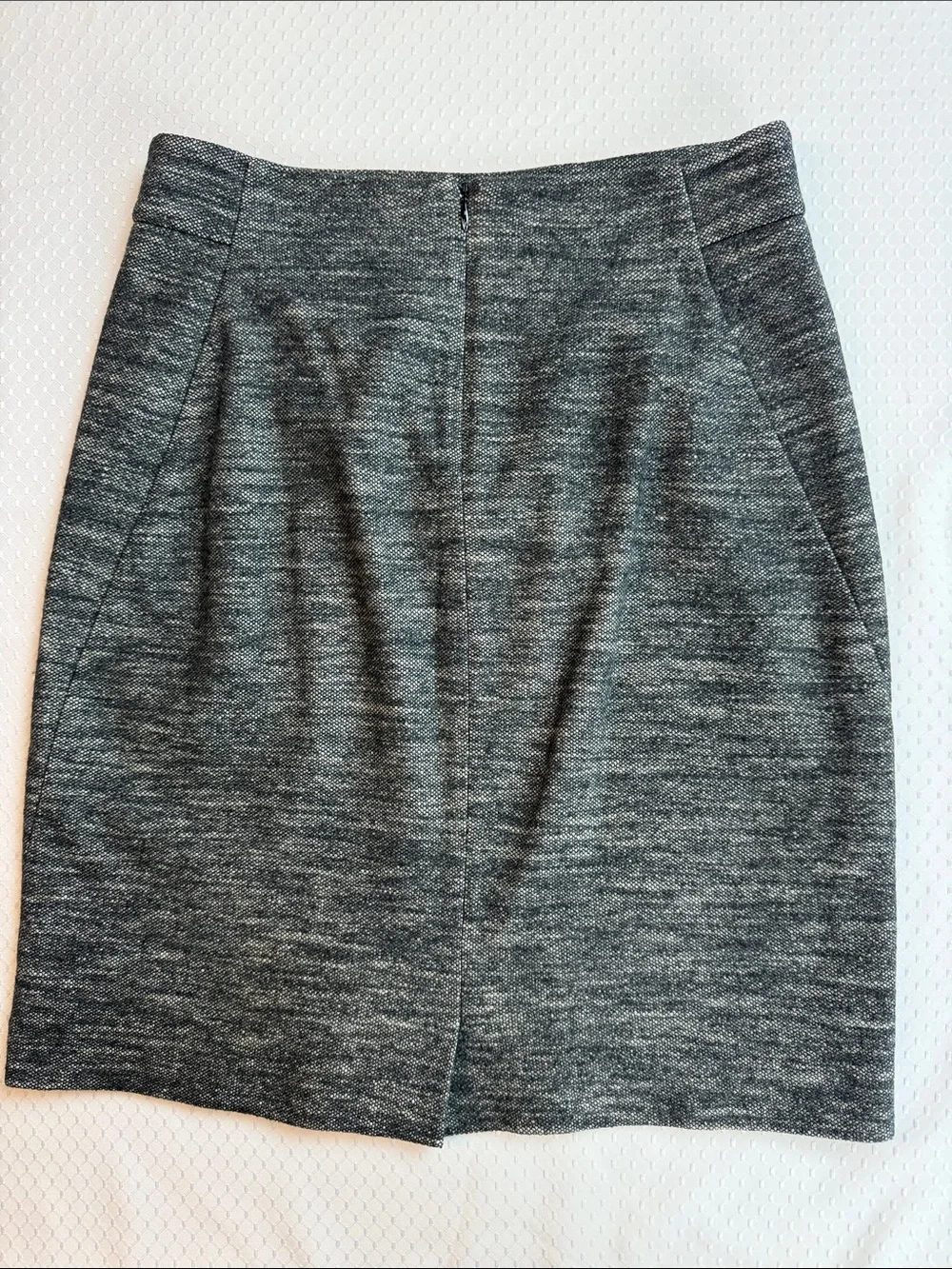 Theory Heathered Gray Pencil Skirt - Women
